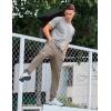 imageCRZ YOGA 4Way Stretch Athletic Pants for Men 30quot Workout Lounge Casual Work Jogger with Zip PocketCliff Ash