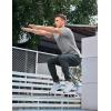 imageCRZ YOGA 4Way Stretch Athletic Pants for Men 30quot Workout Lounge Casual Work Jogger with Zip PocketMelanite