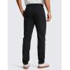 imageCRZ YOGA 4Way Stretch Athletic Pants for Men 30quot Workout Lounge Casual Work Jogger with Zip PocketTrue Navy