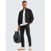 imageCRZ YOGA 4Way Stretch Athletic Pants for Men 30quot Workout Lounge Casual Work Jogger with Zip PocketTrue Navy