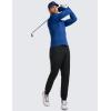 imageCRZ YOGA All Day Comfy Golf Joggers Pants for Men 3032 Quick Dry Stretch Work Casual Sweatpants with PocketsBlack
