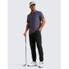imageCRZ YOGA All Day Comfy Golf Joggers Pants for Men 3032 Quick Dry Stretch Work Casual Sweatpants with PocketsBlack