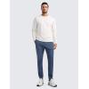 imageCRZ YOGA All Day Comfy Golf Joggers Pants for Men 3032 Quick Dry Stretch Work Casual Sweatpants with PocketsElectric Blue