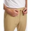 imageCRZ YOGA All Day Comfy Golf Joggers Pants for Men 3032 Quick Dry Stretch Work Casual Sweatpants with PocketsKhaki Sand