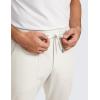 imageCRZ YOGA All Day Comfy Golf Joggers Pants for Men 3032 Quick Dry Stretch Work Casual Sweatpants with PocketsMilky White Bone