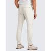imageCRZ YOGA All Day Comfy Golf Joggers Pants for Men 3032 Quick Dry Stretch Work Casual Sweatpants with PocketsMilky White Bone