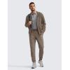 imageCRZ YOGA All Day Comfy Golf Joggers Pants for Men 3032 Quick Dry Stretch Work Casual Sweatpants with PocketsNomad Grey