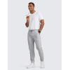 imageCRZ YOGA All Day Comfy Golf Joggers Pants for Men 3032 Quick Dry Stretch Work Casual Sweatpants with PocketsPlatinum Grey