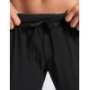 imageCRZ YOGA Athletic Joggers for Men  31quot Lightweight Running Training Pants with Zip Pockets and Ankle ZippersBlack