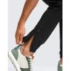 imageCRZ YOGA Athletic Joggers for Men  31quot Lightweight Running Training Pants with Zip Pockets and Ankle ZippersBlack