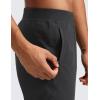 imageCRZ YOGA Athletic Joggers for Men  31quot Lightweight Running Training Pants with Zip Pockets and Ankle ZippersInk Gray
