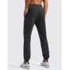imageCRZ YOGA Athletic Joggers for Men  31quot Lightweight Running Training Pants with Zip Pockets and Ankle ZippersInk Gray