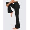 imageCRZ YOGA Butterluxe Crossover Flare Leggings for Women 29  31  33quot  High Waist V Cross Bootcut Bell Bottoms Yoga PantsBlack