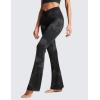imageCRZ YOGA Butterluxe Crossover Flare Leggings for Women 29  31  33quot  High Waist V Cross Bootcut Bell Bottoms Yoga PantsBlack Tie Dye Flowers