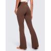 imageCRZ YOGA Butterluxe Crossover Flare Leggings for Women 29  31  33quot  High Waist V Cross Bootcut Bell Bottoms Yoga PantsCoffee Brown