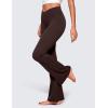 imageCRZ YOGA Butterluxe Crossover Flare Leggings for Women 29  31  33quot  High Waist V Cross Bootcut Bell Bottoms Yoga PantsHot Fudge Brown