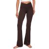 imageCRZ YOGA Butterluxe Crossover Flare Leggings for Women 29  31  33quot  High Waist V Cross Bootcut Bell Bottoms Yoga PantsHot Fudge Brown