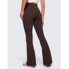 imageCRZ YOGA Butterluxe Crossover Flare Leggings for Women 29  31  33quot  High Waist V Cross Bootcut Bell Bottoms Yoga PantsHot Fudge Brown