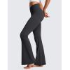 imageCRZ YOGA Butterluxe Crossover Flare Leggings for Women 29  31  33quot  High Waist V Cross Bootcut Bell Bottoms Yoga PantsMysterious Grey