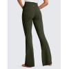 imageCRZ YOGA Butterluxe Crossover Flare Leggings for Women 29  31  33quot  High Waist V Cross Bootcut Bell Bottoms Yoga PantsOlive Green