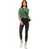 imageCRZ YOGA Butterluxe Matte Faux Leather Leggings for Women 23  High Waisted Buttery Soft Lounge Capri Faux LeatherBlack Classic