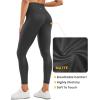 imageCRZ YOGA Butterluxe Matte Faux Leather Leggings for Women 25quot  High Waisted Stretch Ankle Leather Pants Pleather TightsFaux Leather Black Foil