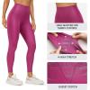 imageCRZ YOGA Butterluxe Matte Faux Leather Leggings for Women 25quot  High Waisted Stretch Ankle Leather Pants Pleather TightsFaux Leather Magenta Purple