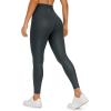 imageCRZ YOGA Butterluxe Matte Faux Leather Leggings for Women 25quot  High Waisted Stretch Ankle Leather Pants Pleather TightsFaux Leather Melanite