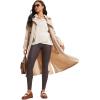 imageCRZ YOGA Butterluxe Matte Faux Leather Leggings for Women 28  No Front Seam High Waist Stretch Tights Pleather PantsHot Fudge Brown Foil Pattern