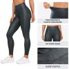 imageCRZ YOGA Butterluxe Matte Faux Leather Leggings for Women 28  No Front Seam High Waist Stretch Tights Pleather PantsMelanite Classic