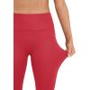 imageCRZ YOGA Butterluxe Matte Faux Leather Leggings for Women 28  No Front Seam High Waist Stretch Tights Pleather PantsRuby Red Classic Pattern