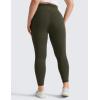 imageCRZ YOGA Butterluxe Plus Size Leggings for Women 25 Inches  High Waisted Buttery Soft Spandex Workout Casual Pants 3X 4XOlive Green