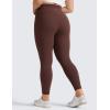 imageCRZ YOGA Butterluxe Plus Size Leggings for Women 25 Inches  High Waisted Buttery Soft Spandex Workout Casual Pants 3X 4XTaupe