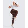 imageCRZ YOGA Butterluxe Plus Size Leggings for Women 25 Inches  High Waisted Buttery Soft Spandex Workout Casual Pants 3X 4XTaupe