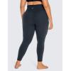 imageCRZ YOGA Butterluxe Plus Size Leggings for Women 25 Inches  High Waisted Buttery Soft Spandex Workout Casual Pants 3X 4XTrue Navy
