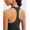 imageCRZ YOGA Butterluxe Racerback Workout Tank Tops for Women Tight Sleeveless Camisole Gym Athletic Yoga ShirtsLegend Green