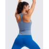 imageCRZ YOGA Butterluxe Racerback Workout Tank Tops for Women Tight Sleeveless Camisole Gym Athletic Yoga ShirtsOasis Blue
