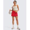 imageCRZ YOGA Butterluxe Skirts for Women High Waisted A Line Tennis Golf Athletic Casual Skorts with PocketsAurora Red
