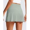 imageCRZ YOGA Butterluxe Skirts for Women High Waisted A Line Tennis Golf Athletic Casual Skorts with PocketsGreen Palm Court