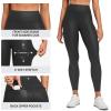 imageCRZ YOGA Butterluxe Women Matte Faux Leather Leggings with Back Pockets 25quot  High Waist Stretch Pleather Pants TightsBlack Foil Pattern