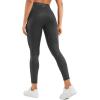 imageCRZ YOGA Butterluxe Womens Matte Faux Leather Leggings 25quot  No Front Seam High Waist Stretch Tights Pleather PantsBlack Foil Pattern