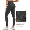 imageCRZ YOGA Butterluxe Womens Matte Faux Leather Leggings 28quot  High Waisted Stretch Ankle Leather Pants Pleather TightsBlack Foil Pattern