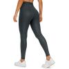 imageCRZ YOGA Butterluxe Womens Matte Faux Leather Leggings 28quot  High Waisted Stretch Ankle Leather Pants Pleather TightsMelanite Classic