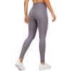imageCRZ YOGA Butterluxe Womens Matte Faux Leather Leggings 28quot  High Waisted Stretch Ankle Leather Pants Pleather TightsTornado Grey Classic Pattern