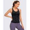 imageCRZ YOGA Butterluxe Workout Tank Tops for Women Built in Bras Padded  Racerback Athletic Spandex Yoga CamisoleTie Dye Smoke Ink