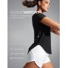 imageCRZ YOGA Cloudweight Workout Tops for Women Lightweight Athletic Short Sleeve Shirts Gym Running Side Slit TShirtsBlack