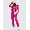 imageCRZ YOGA Cotton Fleece Lined Sweatpants Women High Waisted Warm Casual Lounge Jogger Pants with PocketsHibiscus Purple
