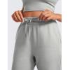 imageCRZ YOGA Cotton Fleece Lined Sweatpants Women High Waisted Warm Casual Lounge Jogger Pants with PocketsSterling