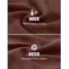 imageCRZ YOGA Cotton Fleece Lined Sweatpants Women High Waisted Warm Casual Lounge Jogger Pants with PocketsTaupe
