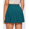 imageCRZ YOGA Cute Pleated Skirts for Women High Waisted Tennis Golf Skorts with Pockets Casual Athletic Workout SkaterBorealis Green